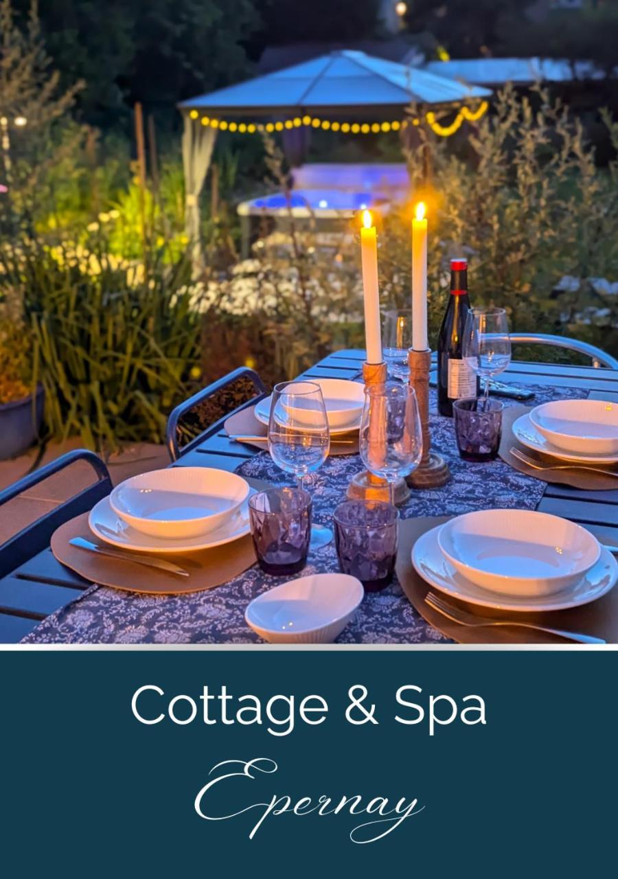 Le Cemarose: Spa, Jardin, Terrasse Et Jolie Vue Au Coeur D'Επερνέ Εξωτερικό φωτογραφία