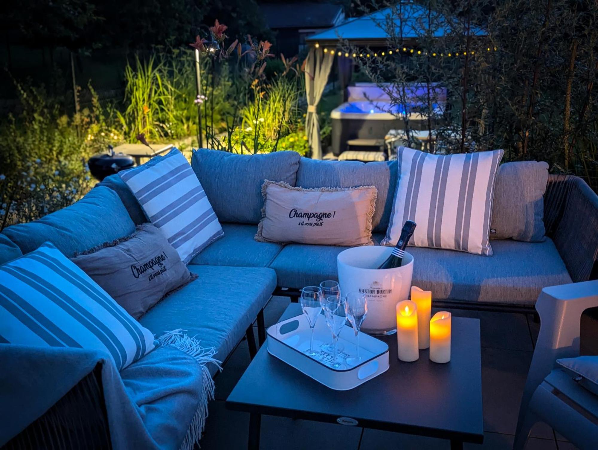 Le Cemarose: Spa, Jardin, Terrasse Et Jolie Vue Au Coeur D'Επερνέ Εξωτερικό φωτογραφία