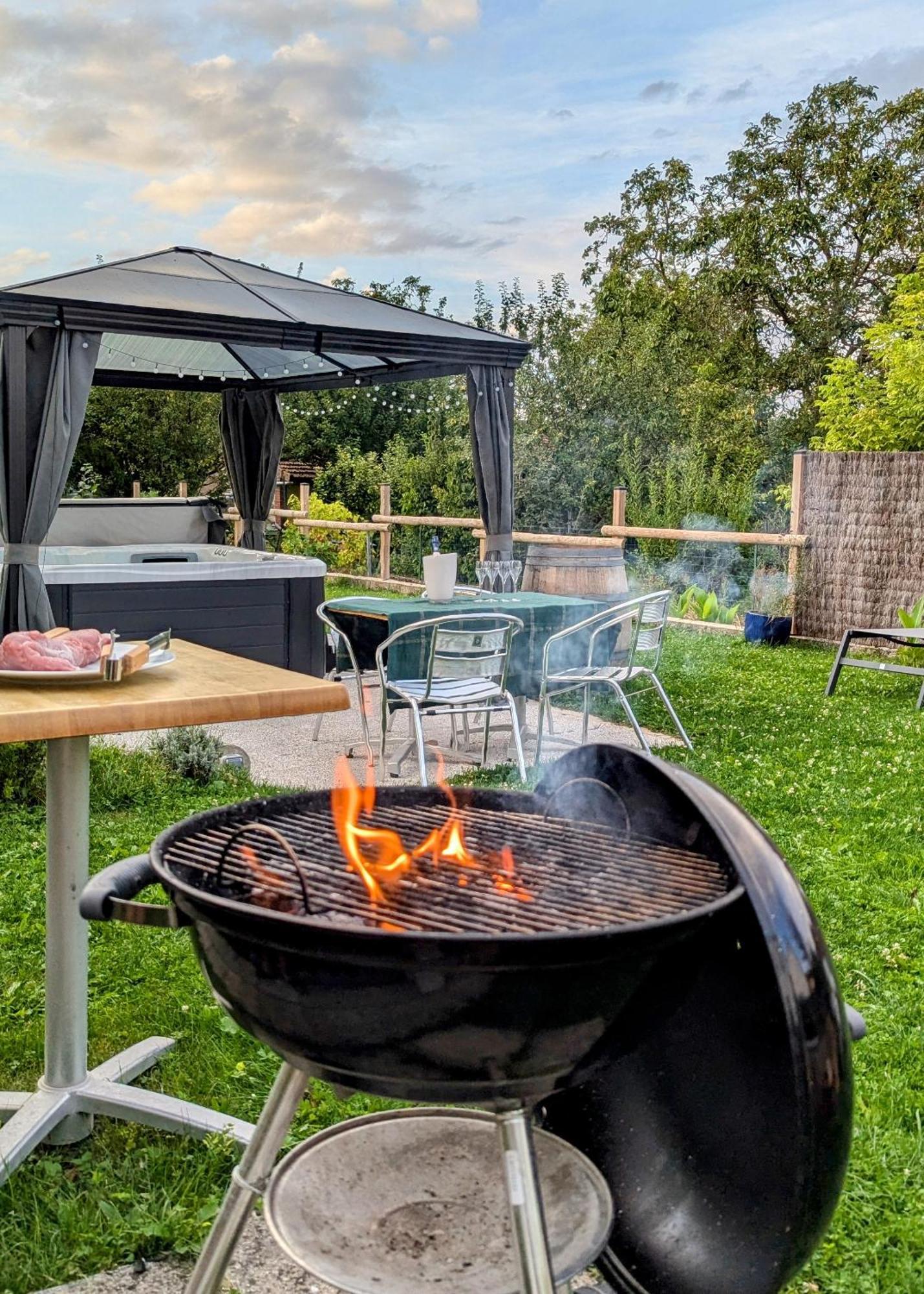 Le Cemarose: Spa, Jardin, Terrasse Et Jolie Vue Au Coeur D'Επερνέ Εξωτερικό φωτογραφία