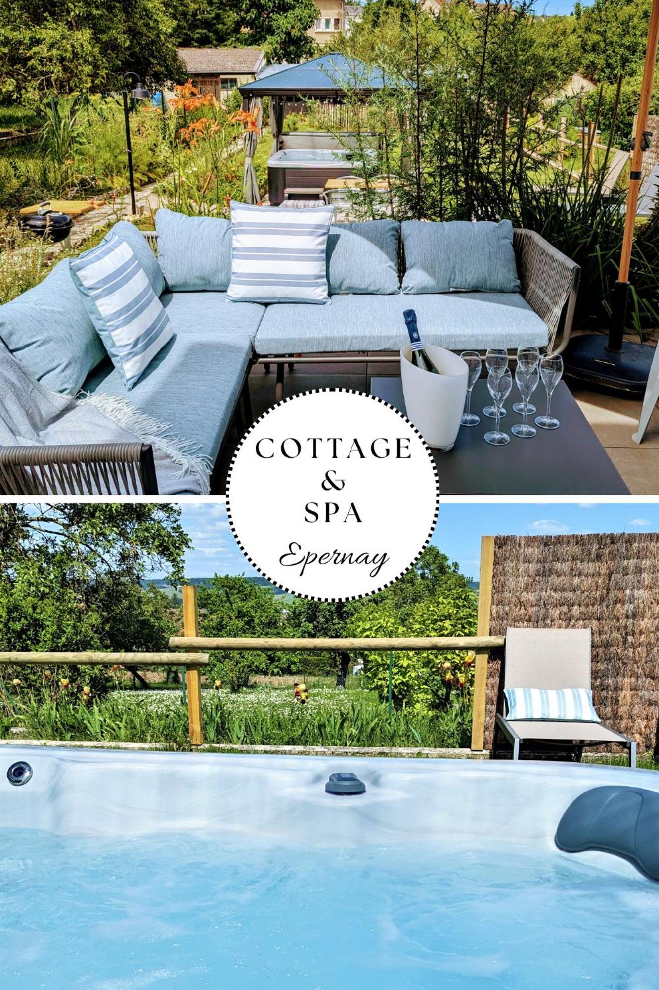 Le Cemarose: Spa, Jardin, Terrasse Et Jolie Vue Au Coeur D'Επερνέ Εξωτερικό φωτογραφία