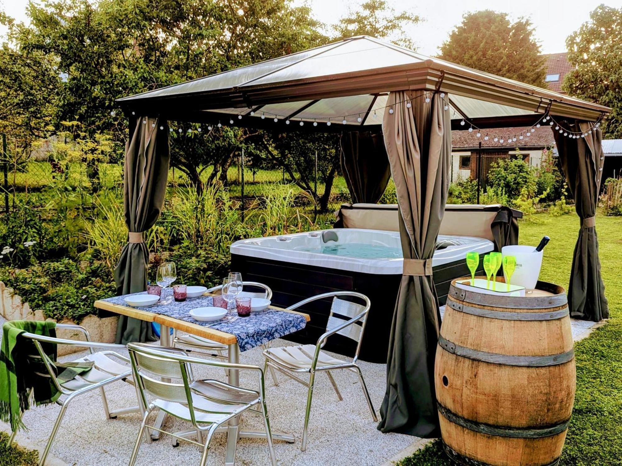 Le Cemarose: Spa, Jardin, Terrasse Et Jolie Vue Au Coeur D'Επερνέ Εξωτερικό φωτογραφία